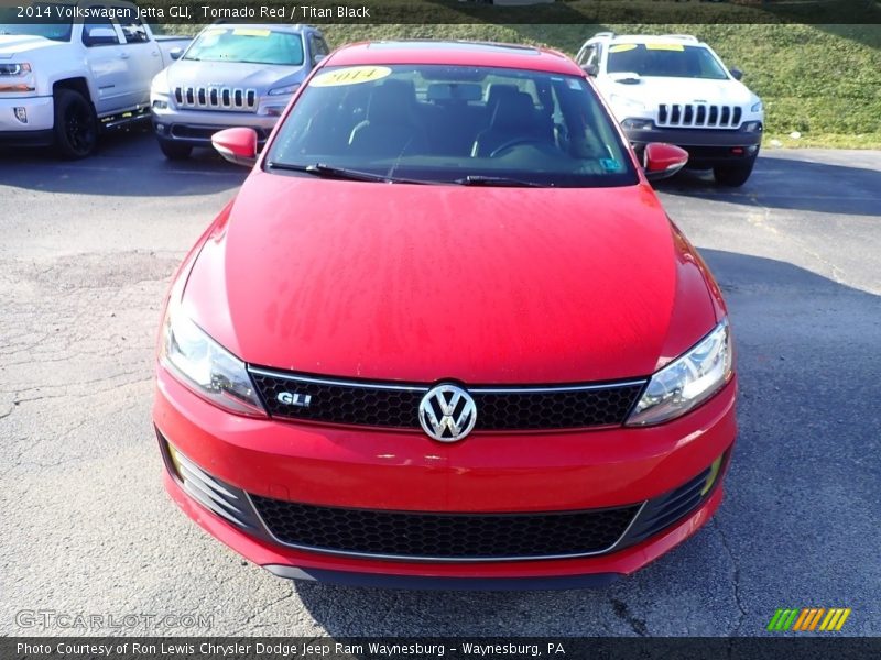 Tornado Red / Titan Black 2014 Volkswagen Jetta GLI