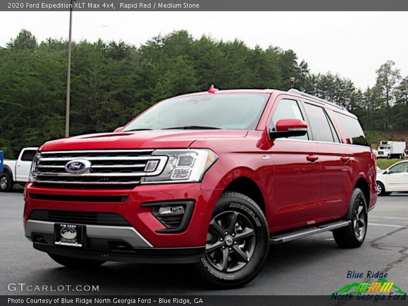 Rapid Red / Medium Stone 2020 Ford Expedition XLT Max 4x4