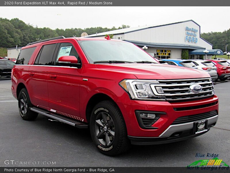 Rapid Red / Medium Stone 2020 Ford Expedition XLT Max 4x4