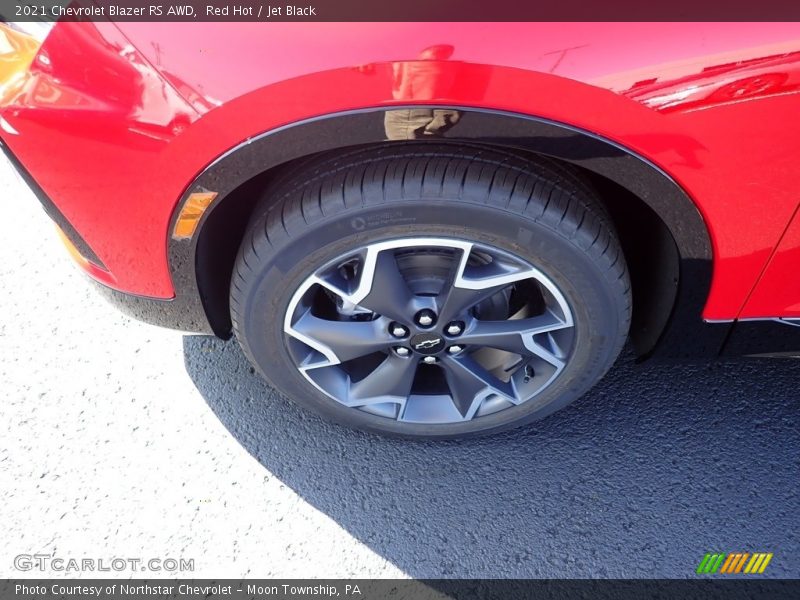 Red Hot / Jet Black 2021 Chevrolet Blazer RS AWD