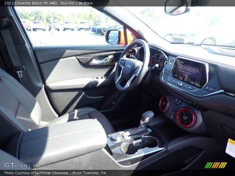Red Hot / Jet Black 2021 Chevrolet Blazer RS AWD