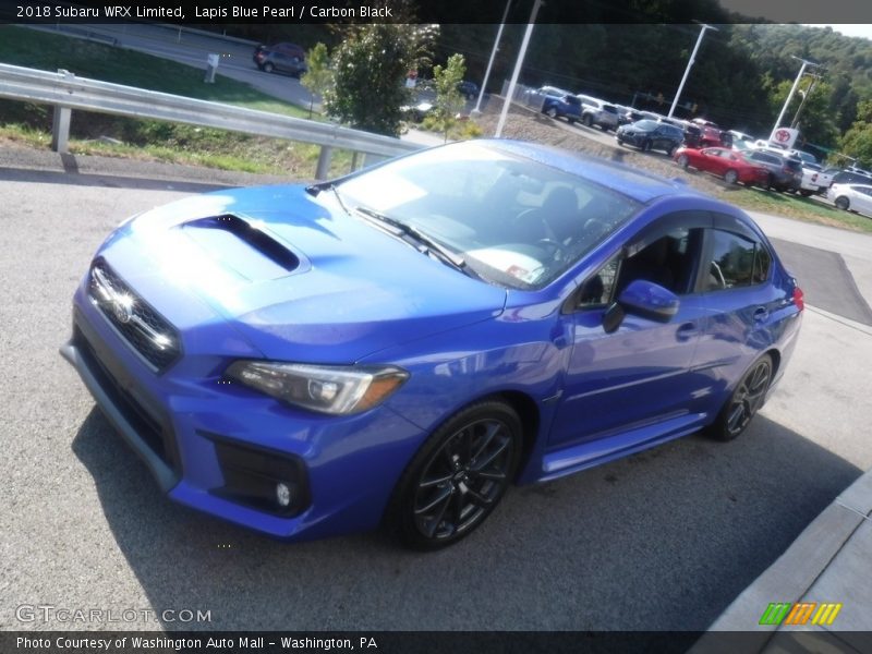 Lapis Blue Pearl / Carbon Black 2018 Subaru WRX Limited