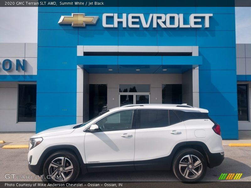 Summit White / Jet Black 2020 GMC Terrain SLT AWD