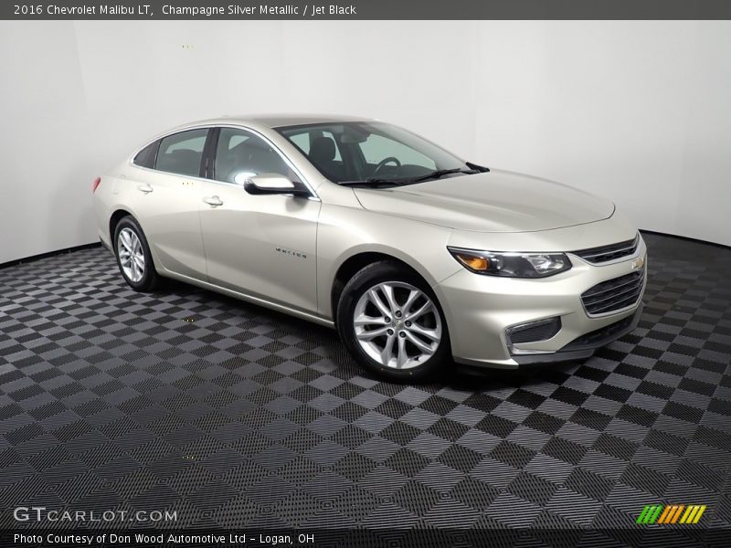 Champagne Silver Metallic / Jet Black 2016 Chevrolet Malibu LT