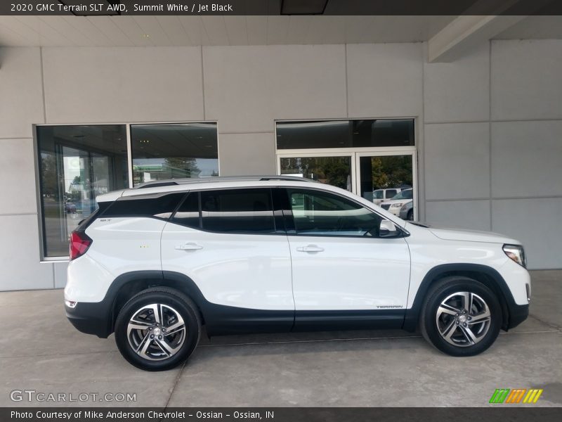 Summit White / Jet Black 2020 GMC Terrain SLT AWD