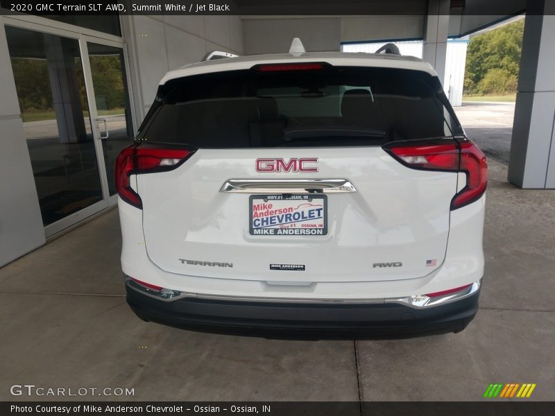 Summit White / Jet Black 2020 GMC Terrain SLT AWD