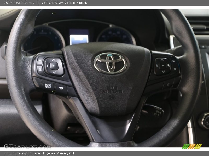 Celestial Silver Metallic / Black 2017 Toyota Camry LE
