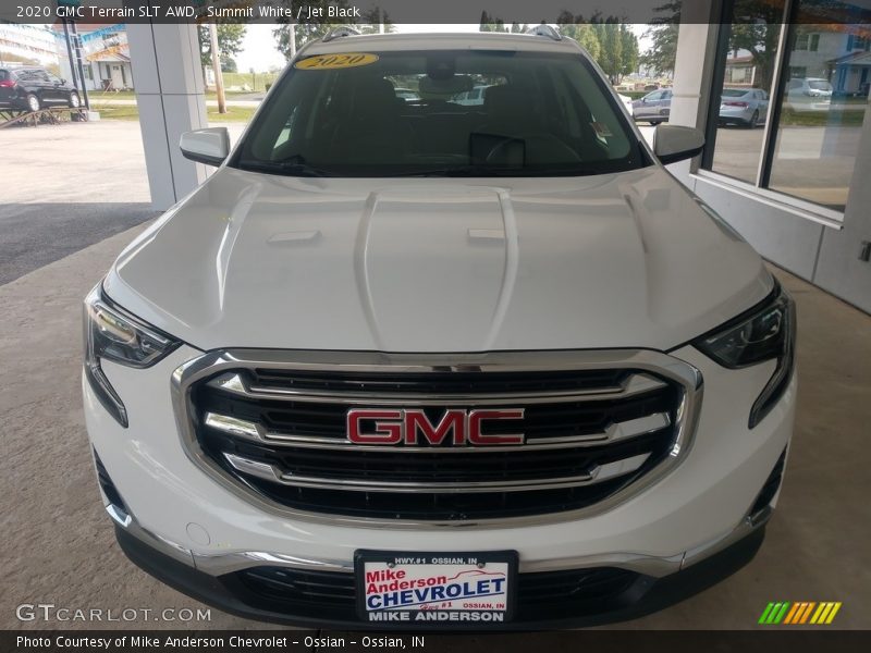 Summit White / Jet Black 2020 GMC Terrain SLT AWD