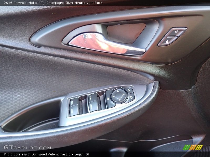 Champagne Silver Metallic / Jet Black 2016 Chevrolet Malibu LT