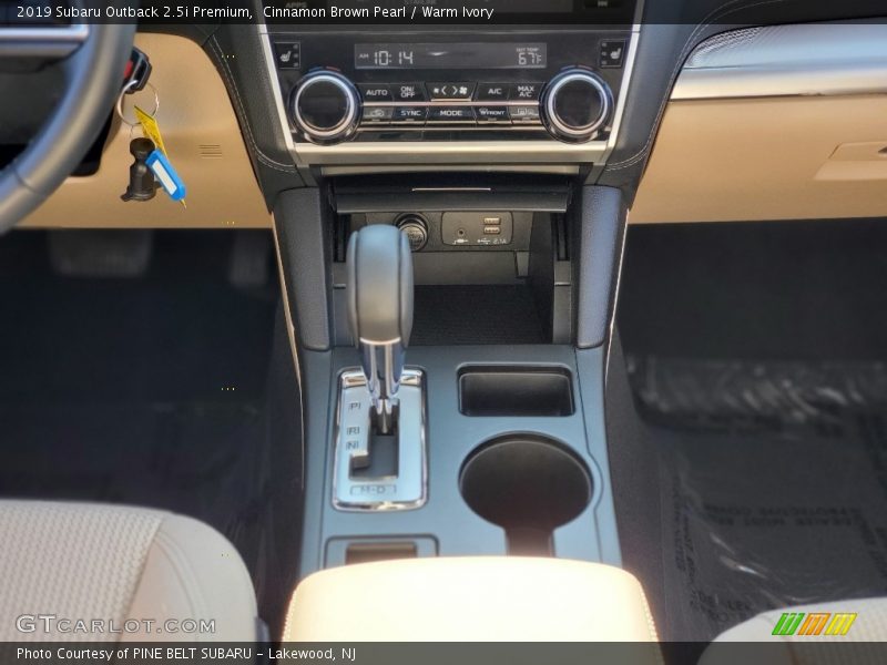 Cinnamon Brown Pearl / Warm Ivory 2019 Subaru Outback 2.5i Premium