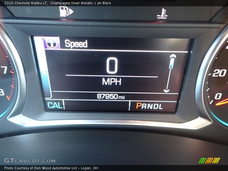 Champagne Silver Metallic / Jet Black 2016 Chevrolet Malibu LT