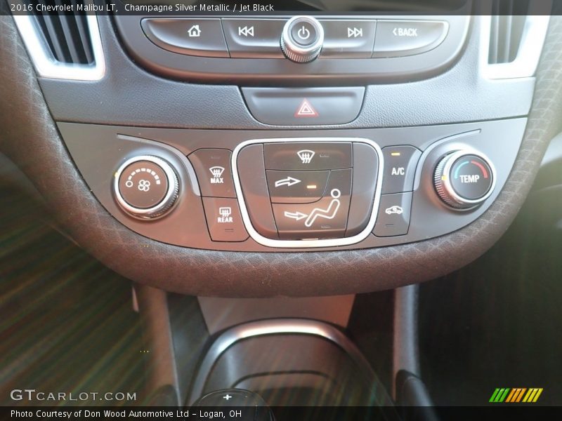 Champagne Silver Metallic / Jet Black 2016 Chevrolet Malibu LT