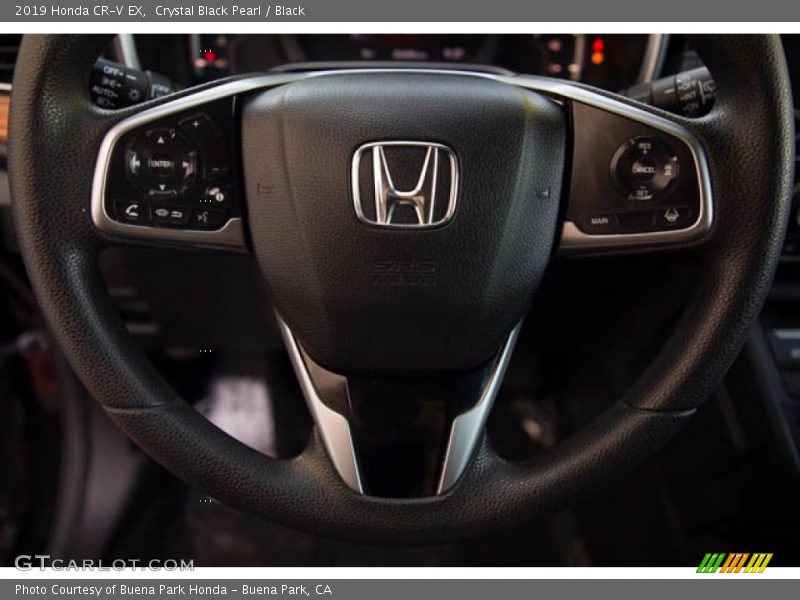 Crystal Black Pearl / Black 2019 Honda CR-V EX