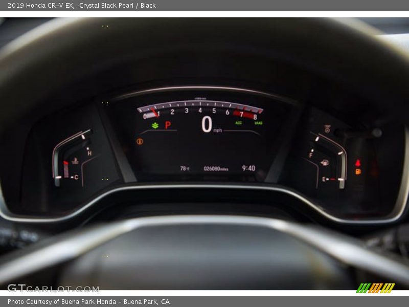 Crystal Black Pearl / Black 2019 Honda CR-V EX
