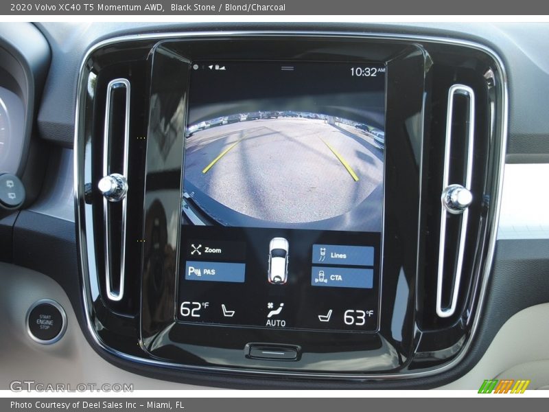 Black Stone / Blond/Charcoal 2020 Volvo XC40 T5 Momentum AWD