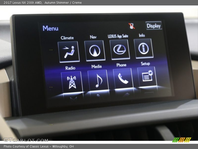 Autumn Shimmer / Creme 2017 Lexus NX 200t AWD