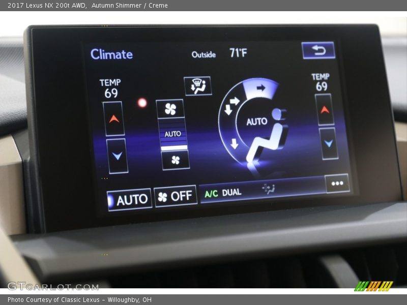 Autumn Shimmer / Creme 2017 Lexus NX 200t AWD