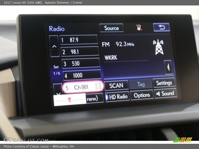 Autumn Shimmer / Creme 2017 Lexus NX 200t AWD