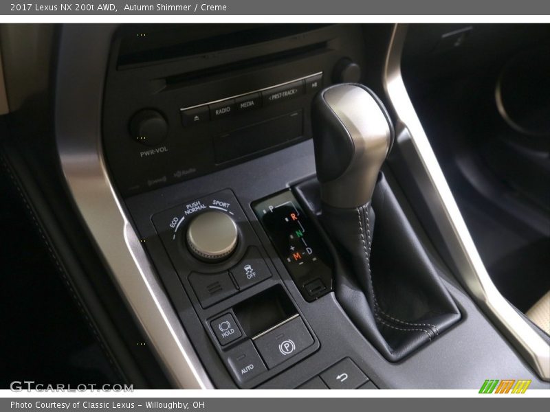  2017 NX 200t AWD 6 Speed ECT-i Automatic Shifter