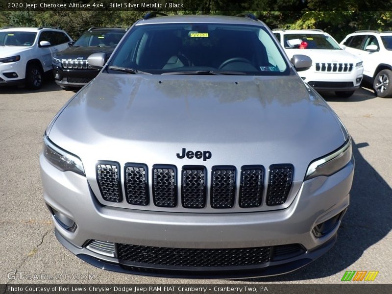 Billet Silver Metallic / Black 2020 Jeep Cherokee Altitude 4x4