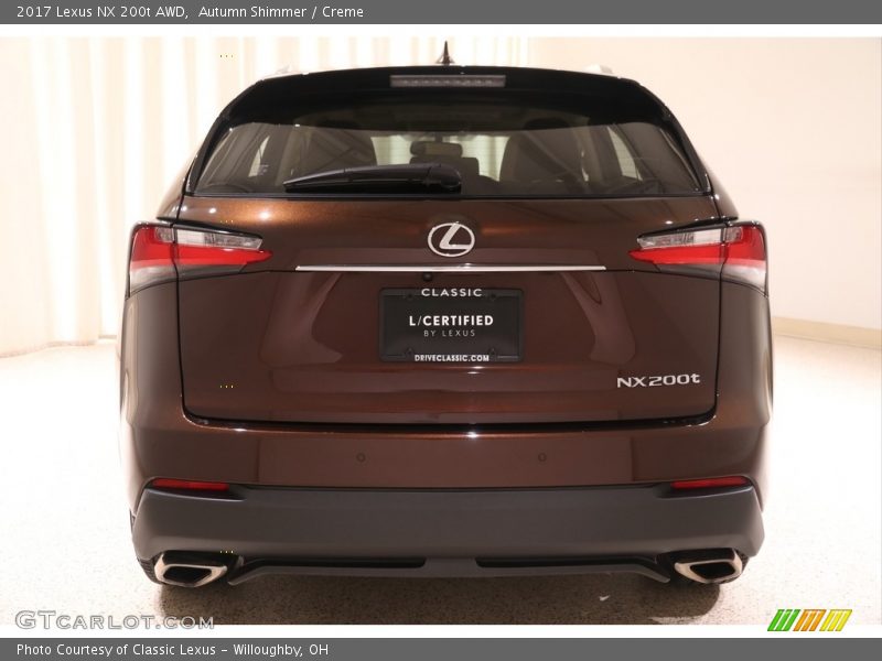 Autumn Shimmer / Creme 2017 Lexus NX 200t AWD