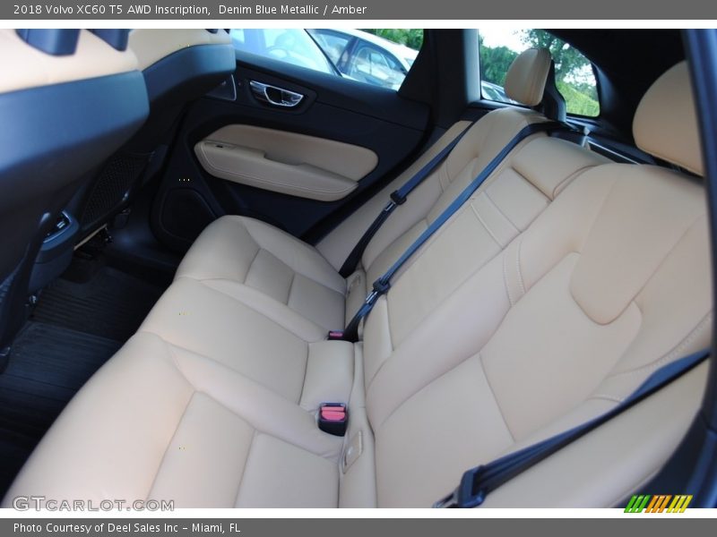 Denim Blue Metallic / Amber 2018 Volvo XC60 T5 AWD Inscription