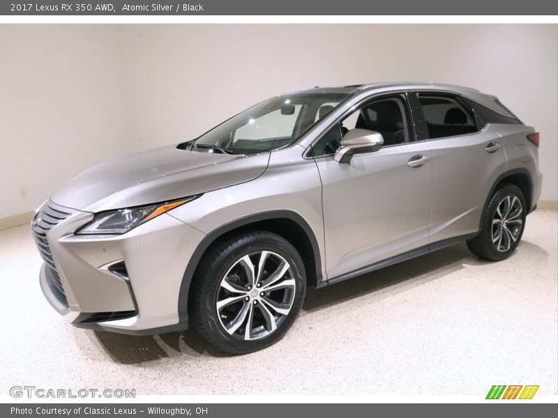 Atomic Silver / Black 2017 Lexus RX 350 AWD