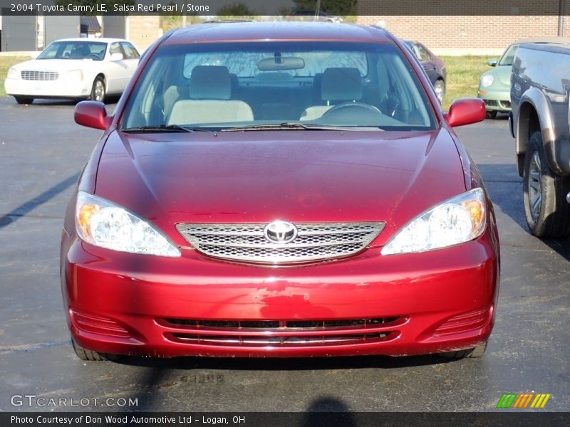 Salsa Red Pearl / Stone 2004 Toyota Camry LE