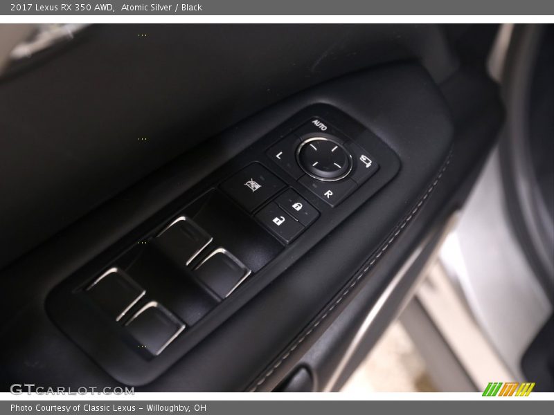 Atomic Silver / Black 2017 Lexus RX 350 AWD