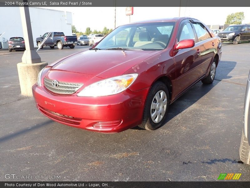 Salsa Red Pearl / Stone 2004 Toyota Camry LE