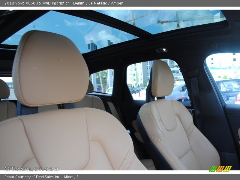 Denim Blue Metallic / Amber 2018 Volvo XC60 T5 AWD Inscription