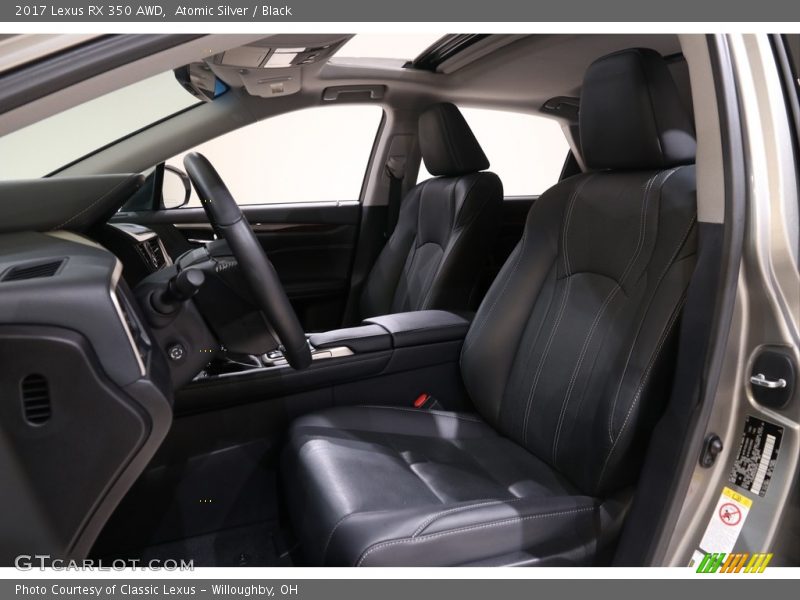 Atomic Silver / Black 2017 Lexus RX 350 AWD