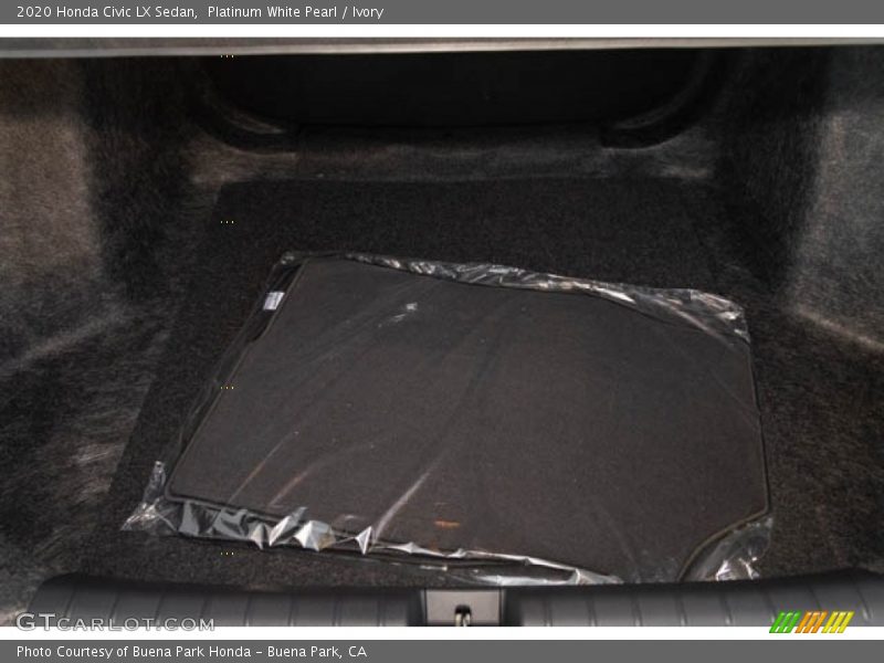 Platinum White Pearl / Ivory 2020 Honda Civic LX Sedan