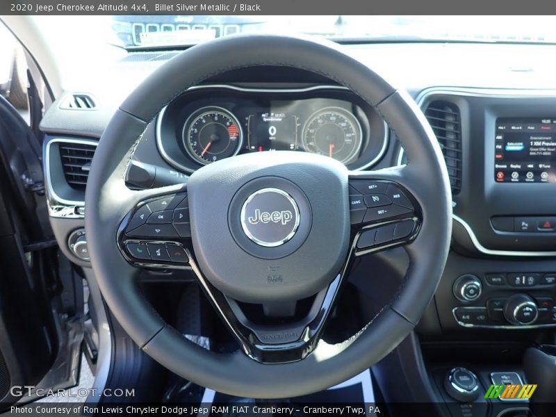 Billet Silver Metallic / Black 2020 Jeep Cherokee Altitude 4x4