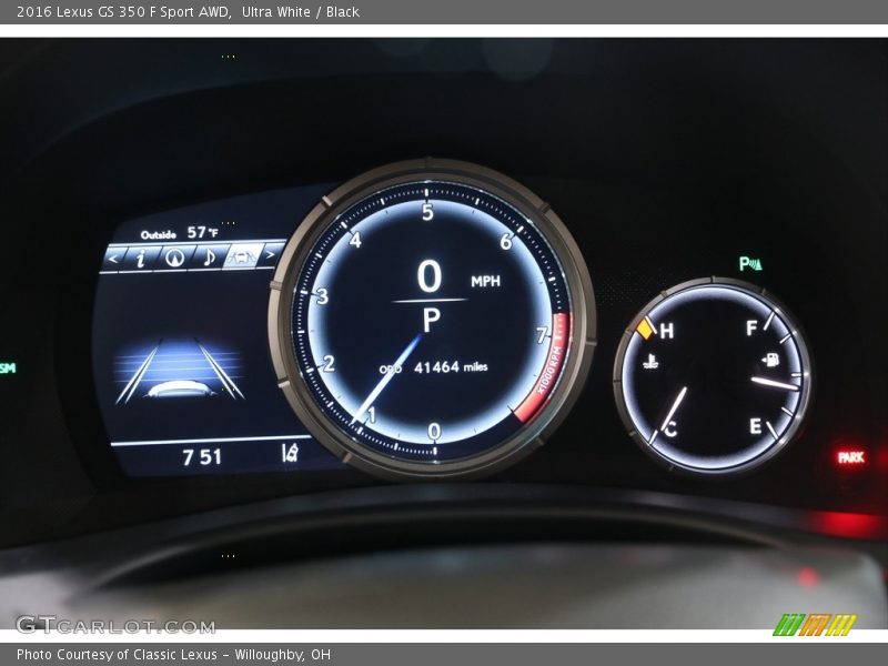  2016 GS 350 F Sport AWD 350 F Sport AWD Gauges