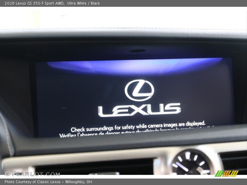 Ultra White / Black 2016 Lexus GS 350 F Sport AWD
