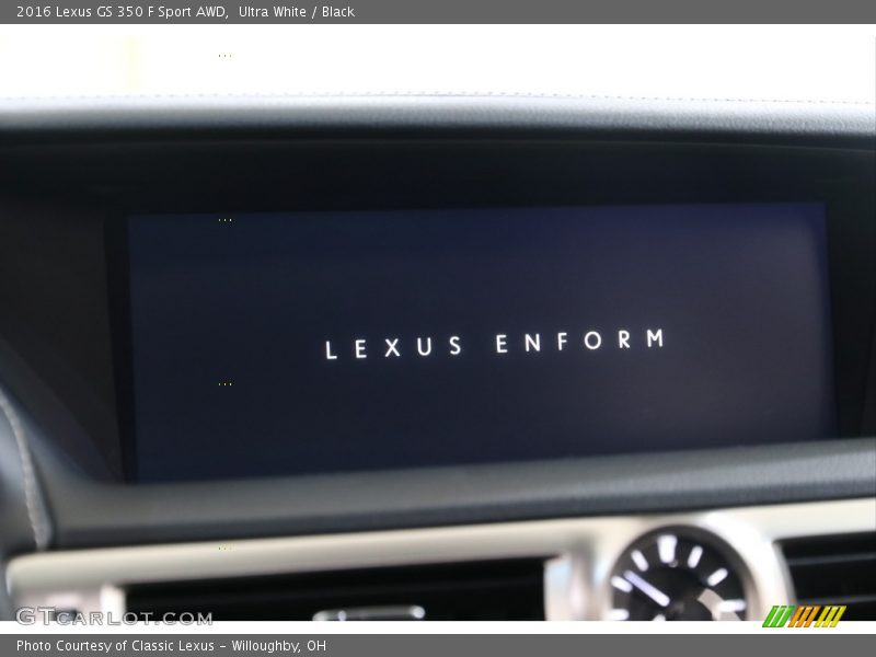 Ultra White / Black 2016 Lexus GS 350 F Sport AWD