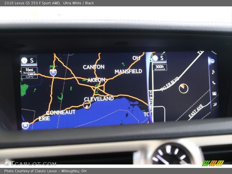 Navigation of 2016 GS 350 F Sport AWD