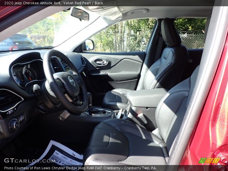 Velvet Red Pearl / Black 2020 Jeep Cherokee Altitude 4x4