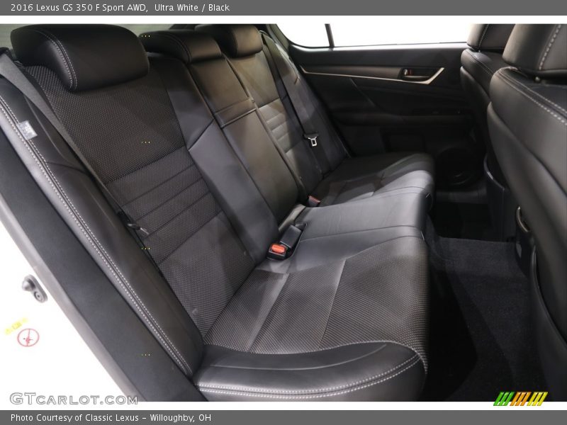 Rear Seat of 2016 GS 350 F Sport AWD