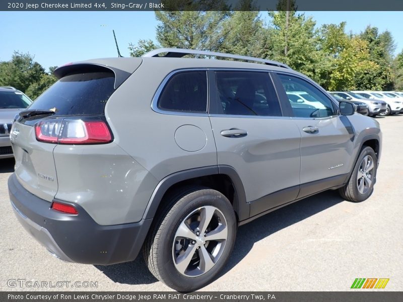 Sting-Gray / Black 2020 Jeep Cherokee Limited 4x4
