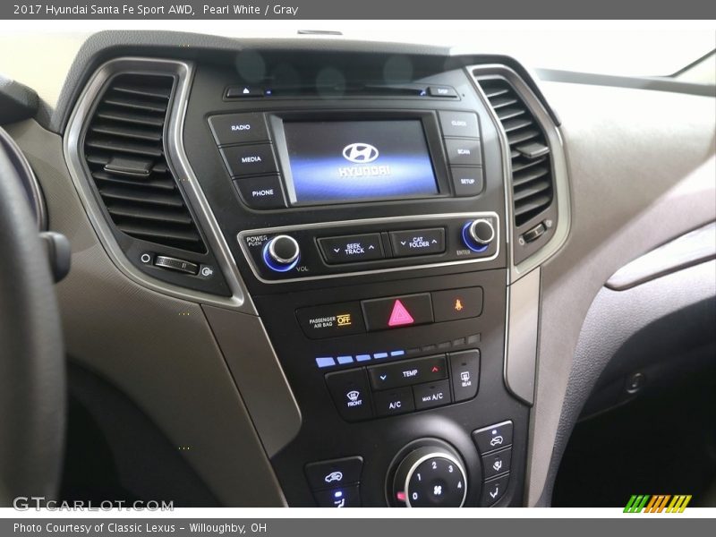 Controls of 2017 Santa Fe Sport AWD