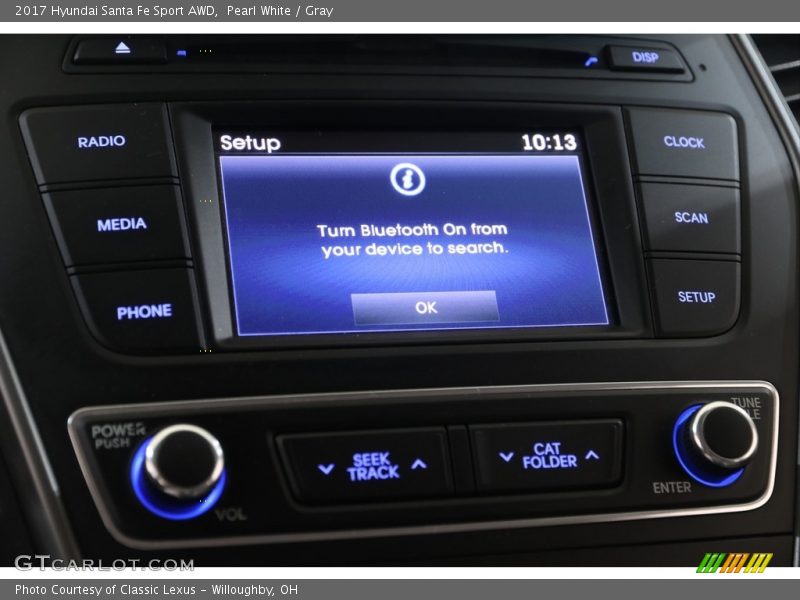 Controls of 2017 Santa Fe Sport AWD