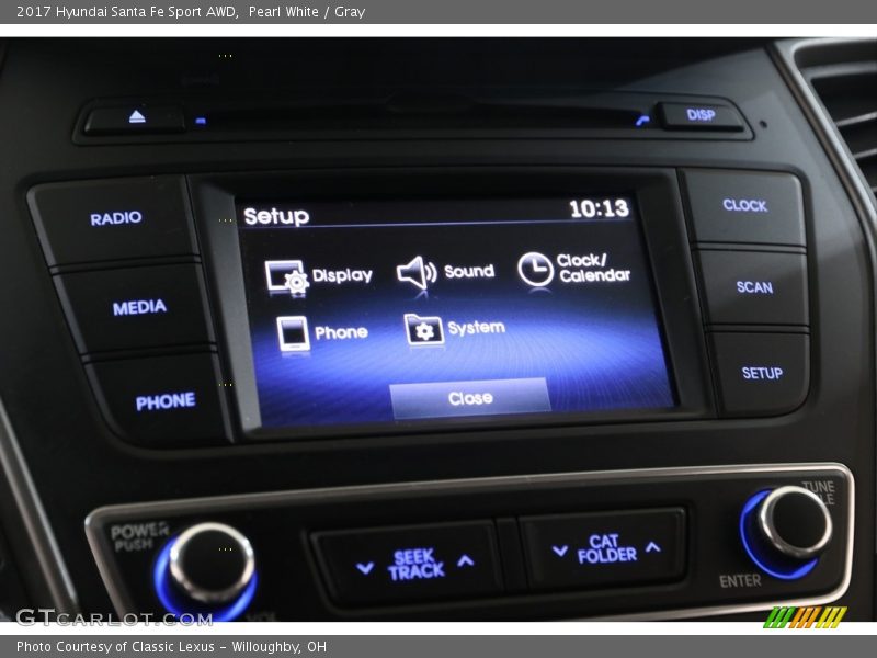Controls of 2017 Santa Fe Sport AWD