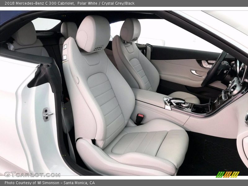 Polar White / Crystal Grey/Black 2018 Mercedes-Benz C 300 Cabriolet