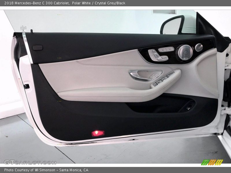 Polar White / Crystal Grey/Black 2018 Mercedes-Benz C 300 Cabriolet