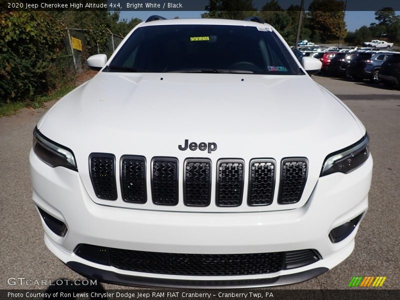 Bright White / Black 2020 Jeep Cherokee High Altitude 4x4