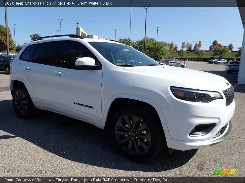 Bright White / Black 2020 Jeep Cherokee High Altitude 4x4
