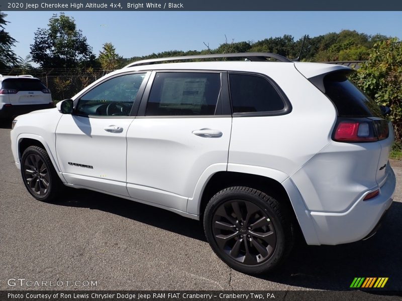 Bright White / Black 2020 Jeep Cherokee High Altitude 4x4