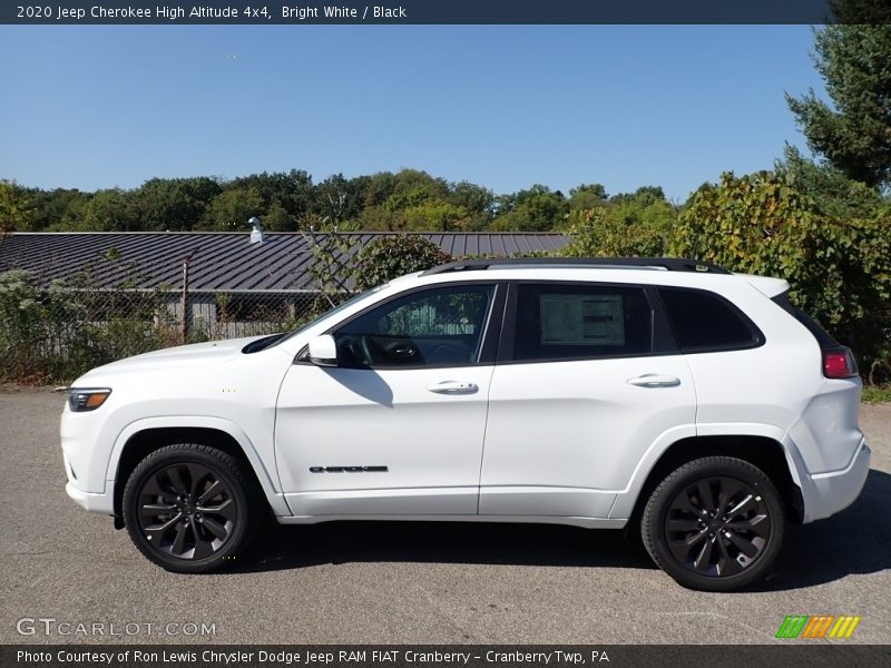 Bright White / Black 2020 Jeep Cherokee High Altitude 4x4